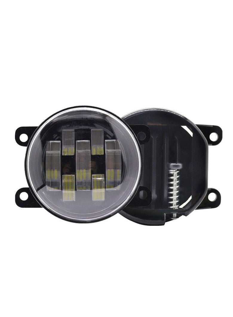 general Car parts lens daytime running light lens daytime running light front fog light yellow and white light suitable for Lada cars - Image 1