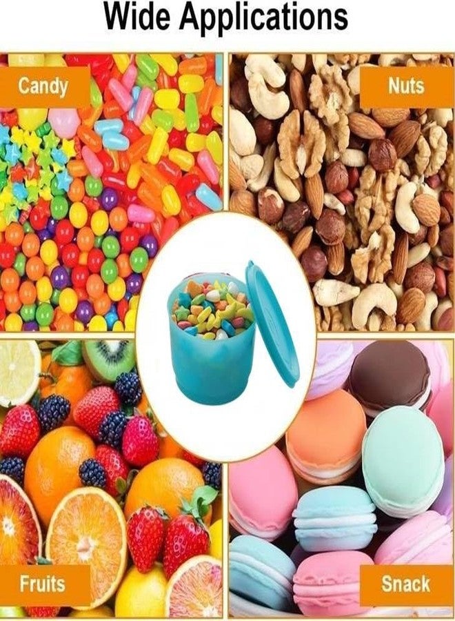 MOXWARE BPA Free Plastic Storage Containers | Airtight & Leakproof | Small Plastic Container Set | Fridge Storage Containers | KItchen, Travelling & Picnics Use (100ml | Set of 9 | Multicolor) - Image 2