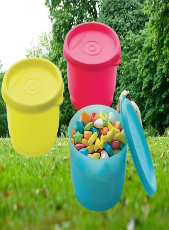 MOXWARE BPA Free Plastic Storage Containers | Airtight & Leakproof | Small Plastic Container Set | Fridge Storage Containers | KItchen, Travelling & Picnics Use (100ml | Set of 9 | Multicolor) - Image 4
