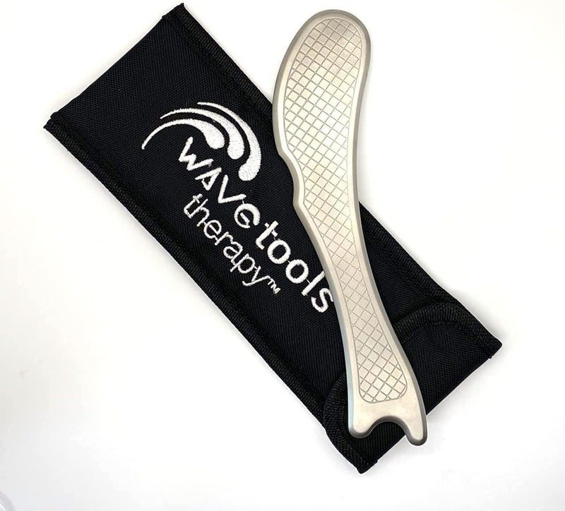 Wavetools Therapy Professional Medical Grade Arete Muscle Scraper and Massage Tool 8 Unique arcs Double Beveled Edges for gua sha fascial Release Muscle Aches tendonitis and Scar Tissue - Image 1