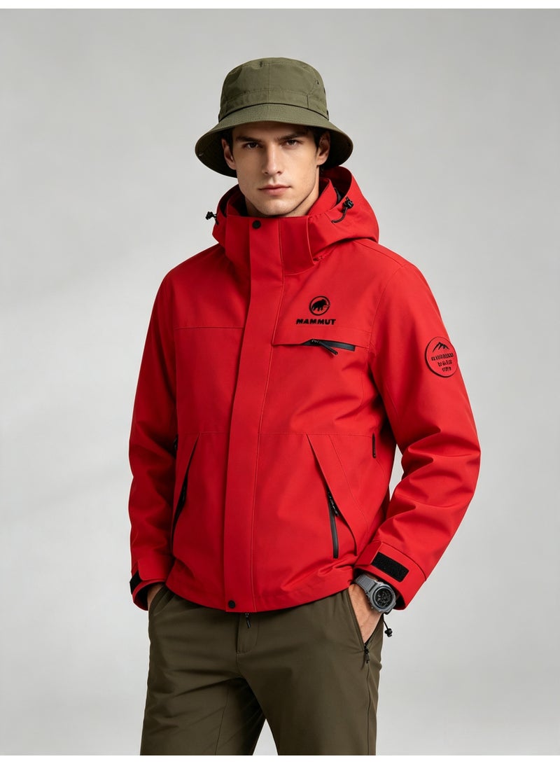 Mammut Men's and women's outdoor jacket windproof waterproof hooded mountaineering jacket - Image 2
