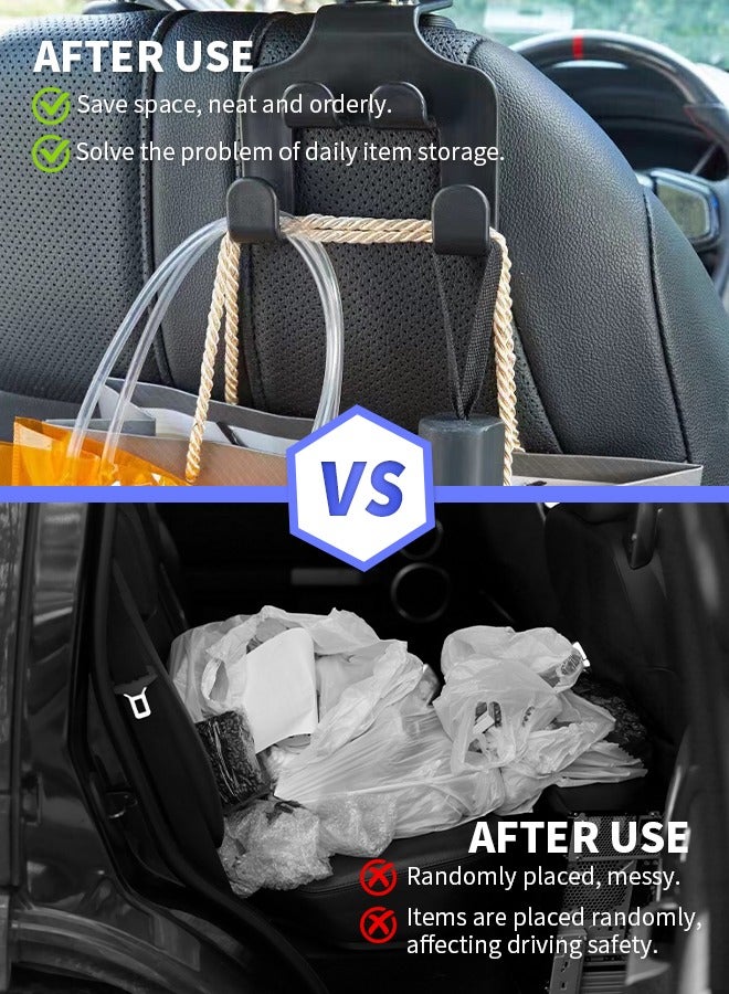 Generic Car Hooks Purse Hooks for Car Phone Mount for Backseats for Clothes Bag ABS Stuff Hangers Hooks Car Jacket Hanger Seat Coat Rack Clothes Shirts Hanger Coat  - Image 3