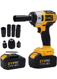 De Bolt Impact Drill To Remove Tires Battery 21 Volts With 13mm Head, Punching Torque 330Nm  - Image 1