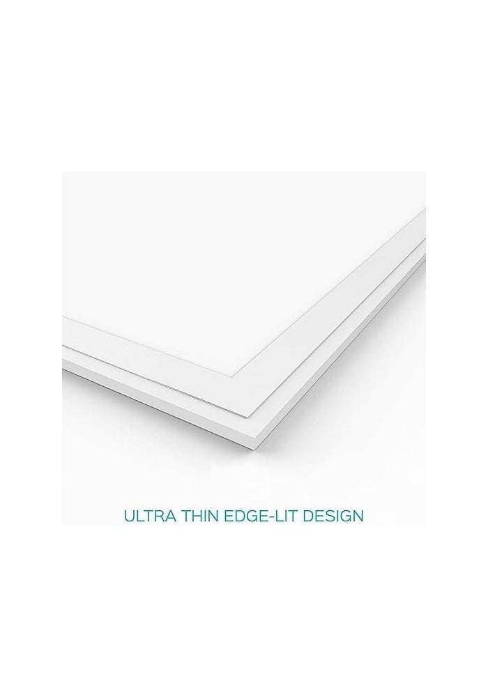 ضوء بانل LED 60X60 واط 80 ضوء سقف، 6500K أبيض، مربع ألمنيوم (عبوة من 4) - Image 2