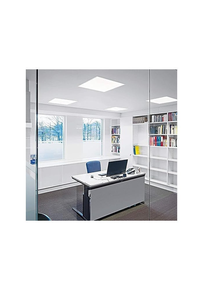 ضوء بانل LED 60X60 واط 80 ضوء سقف، 6500K أبيض، مربع ألمنيوم (عبوة من 4) - Image 5