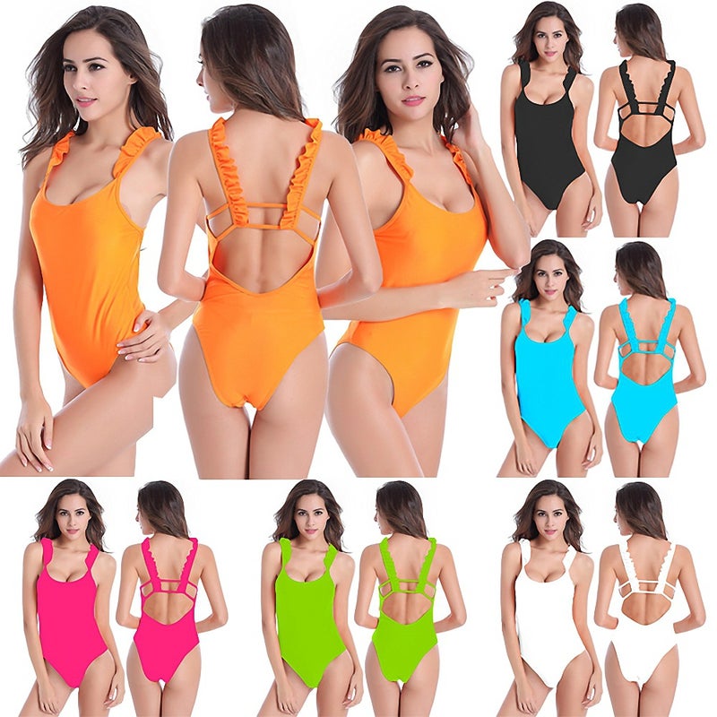 Beautiful Back and High Hip One-Piece Women''s Swimsuit, New Popular and New One-Piece Swimsuit Factory Ready for Drop Shipping - Image 3