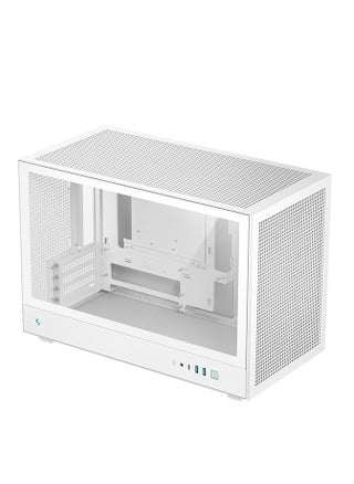 CH260 Compact Micro-ATX Case, Tempered Glass, High Airflow, Supports Mini-ITX & Micro-ATX, CPU Cooler Up to 174mm, GPU Up to 388mm, Front USB 3.0 & USB-C, Multiple Fan & Radiator Support, White | R-CH260-WHNGM0-G-1 - pzsku/Z59AE0ED55B5AA8BC96BCZ/45/1748708282/ae66e13a-4650-4ebd-b4ab-64ede7f21d53