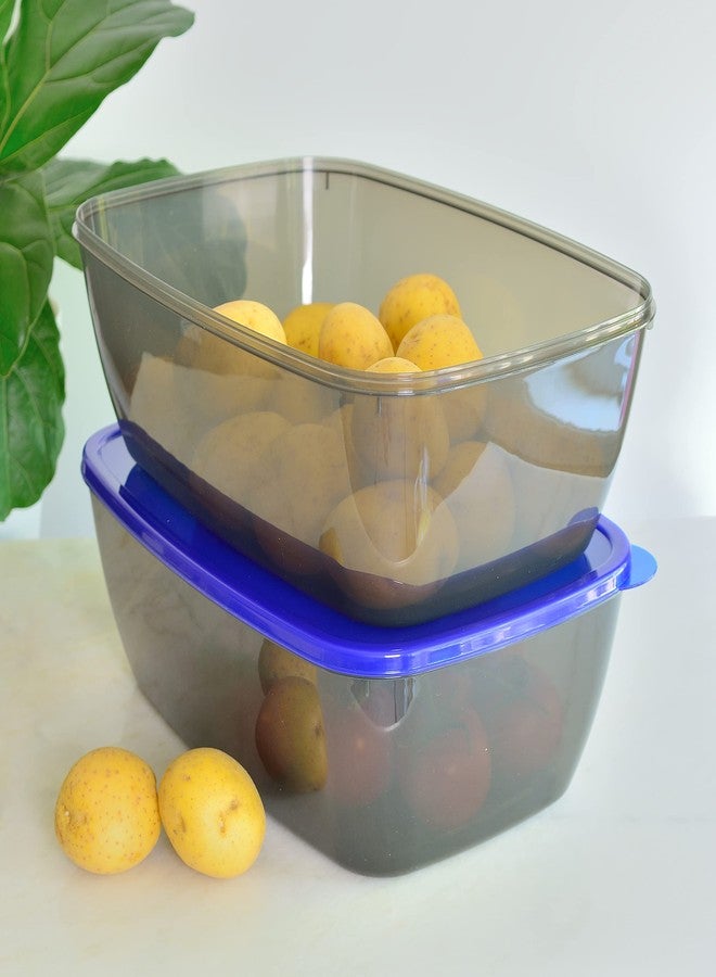 Youngever 2 Pack Large Food Storage Container Boxes - Reusable Plastic Meal Prep Containers - Image 4