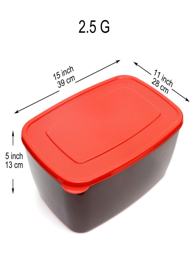 Youngever 2 Pack Large Food Storage Container Boxes - Reusable Plastic Meal Prep Containers - Image 2