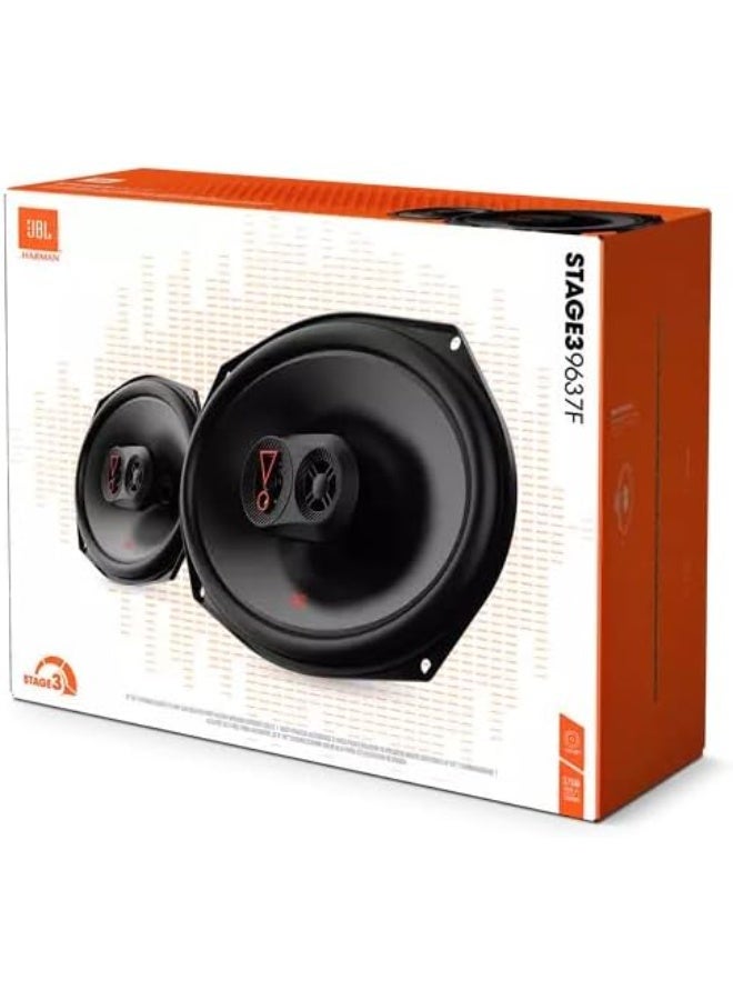جي بي إل سماعات سيارة JBL Stage3 9637 مقاس 6×9 بوصة، زوج، ثلاثية الاتجاه، 75 واط RMS / 375 واط Peak - Image 1