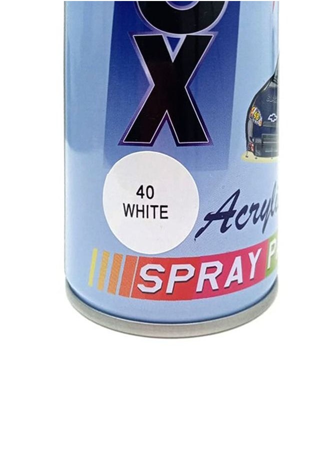 Black Fox - Premium Quality Multi Purpose Car Spray Paint Black Fox White Color - Image 1