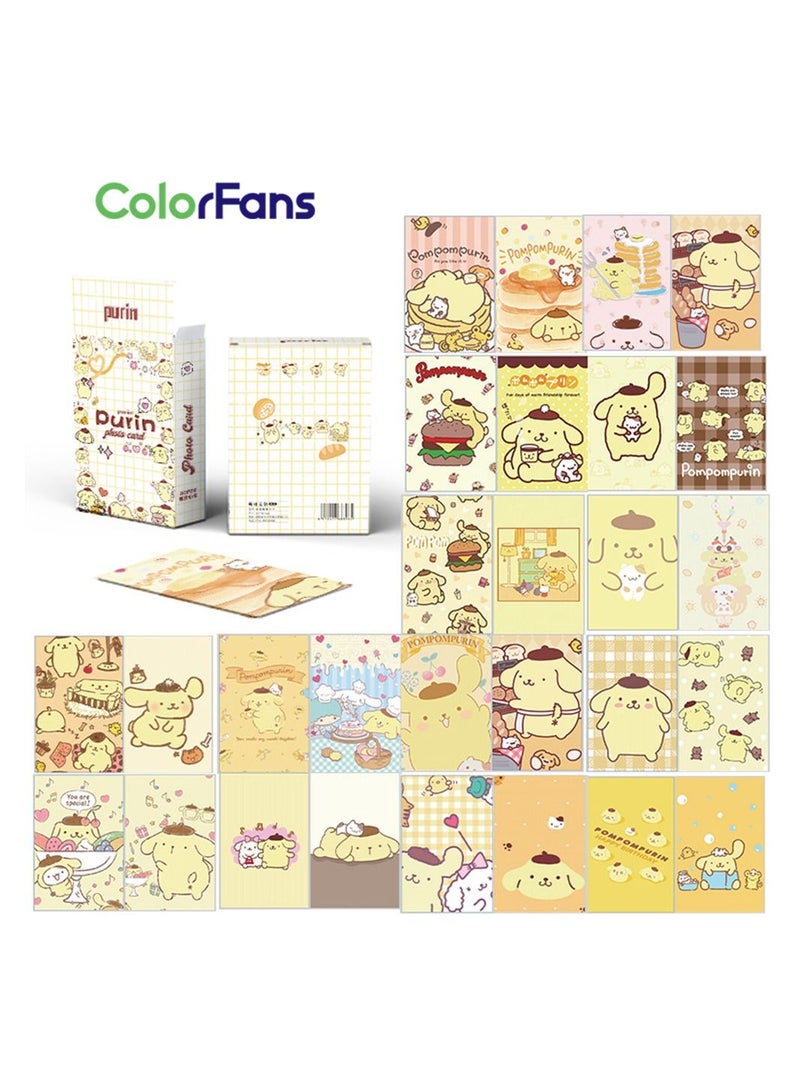 Color Fans 50 قطعة من بطاقات سانريو بوم بوم بورين اللطيفة لصور الرسوم المتحركة لومو - Image 1
