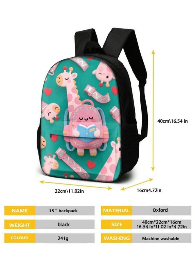 Bright Li Fire Unlock the fashion style of children's fun! Three-piece bag set, cartoon elements make children and teenagers super stylish (students, children, friends outings, mountain climbing, schooling, etc. are available) - 11 - Image 5