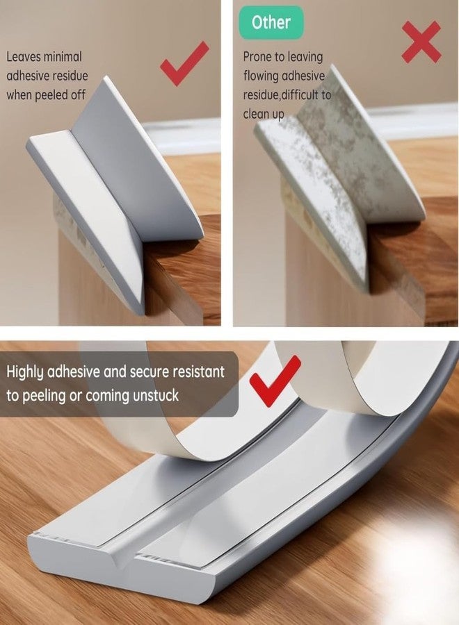 Kolorful Baby Proofing Cute Bear Printed Flat Edge Protector-2 M Safety Strip,Furniture,Dense Edge Guard for Kids Safety Soft Cushion Foam Bumper Strip,Table Childproof Protection Tape (Grey) - Image 4