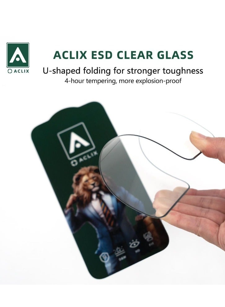 ACLIX Samsung Galaxy S24 Ultra Screen Protector 2Pack HD Clear Protective for S24 Ultra 6.8", 3D Curved Upgrade, Easy Installation - Image 2