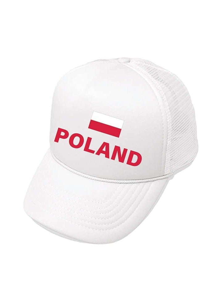 قبعة رياضية بولندا مع قفل بلاستيكي قابل للتعديل للرجال والنساء - Image 2