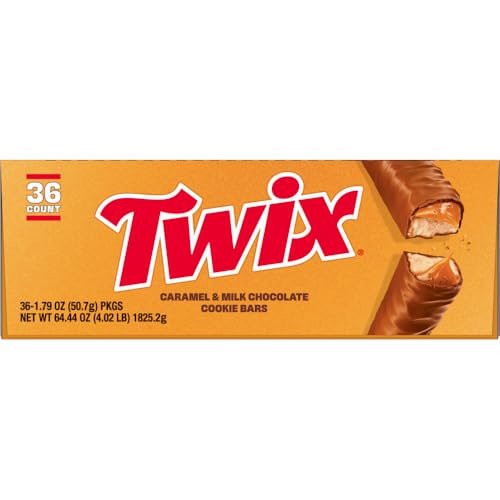 TWIX Bulk Chocolate Candy Individually Wrapped  Full Size Caramel Chocolate Cookie Candy Bar 36Count Box - Image 5