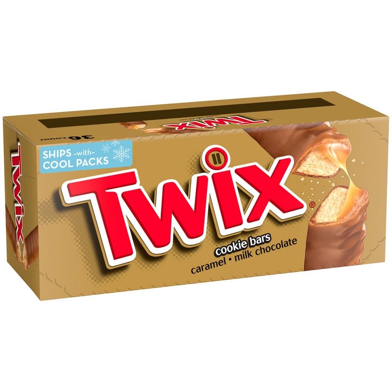 TWIX Bulk Chocolate Candy Individually Wrapped  Full Size Caramel Chocolate Cookie Candy Bar 36Count Box - Image 3