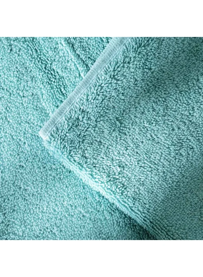 DANUBE HOME Ecotwist Face Towel 4-Piece Set 33x33 Cm Teal