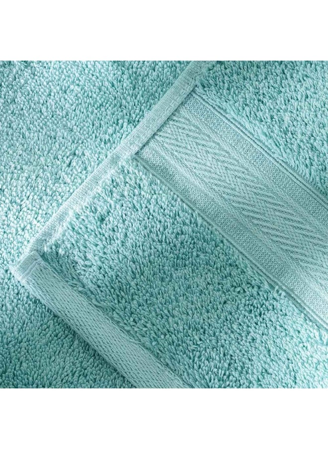 DANUBE HOME Ecotwist Face Towel 4-Piece Set 33x33 Cm Teal  - Image 4