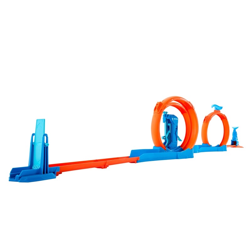 Mattel Games Mattel - Hot Wheels Track Creator Triple Loop Speed Kit with 1/64 Die Cast Car - JDW39 - Image 4