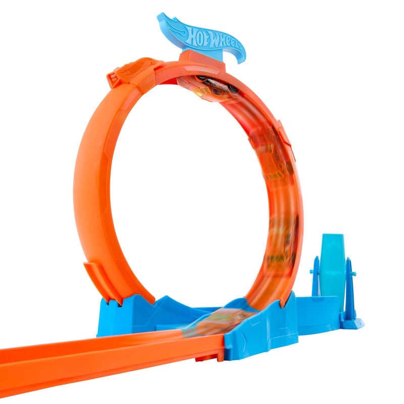 Mattel Games Mattel - Hot Wheels Track Creator Triple Loop Speed Kit with 1/64 Die Cast Car - JDW39 - Image 3