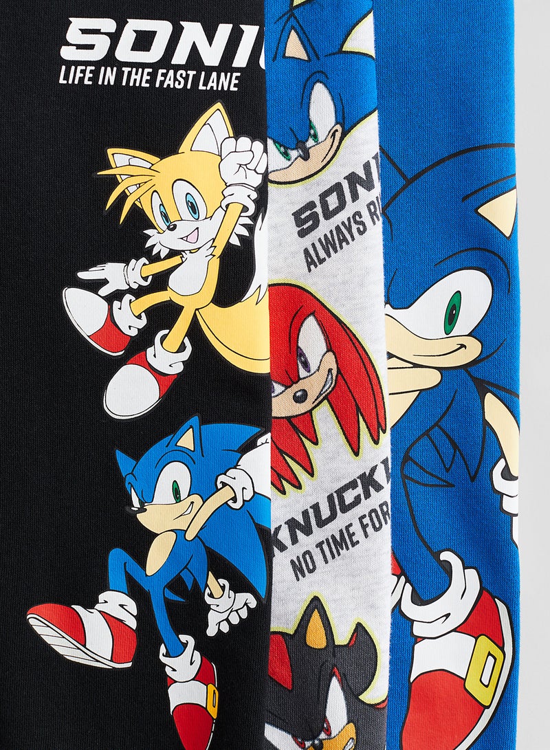 H&M 3-Pack Printed Joggers  - Image 2