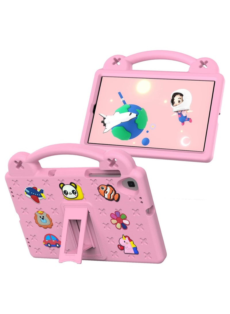 Kids Case for Lenovo Tab K10 10.3 Inch 2021 / M10 FHD Plus 2020 2nd Gen, Heavy Duty EVA Foam Shockproof Cover Kids Case with Stand for Tab K10 TB-X6C6L/X6C6F M10 Plus TB-X606F (Pink) - Image 4