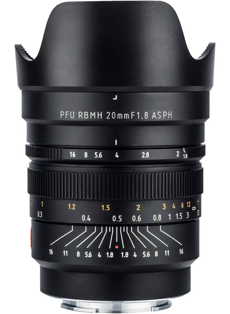 Viltrox PFU RBMH 20mm f/1.8 ASPH Ultra-Wide Prime Lens for Sony E-mount Full Frame Mirrorless Camera - Manual Focus Astro Photography & Landscape Photography - Image 1