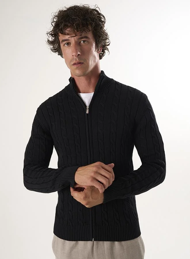 فيليكس هاردي Cable Knit Cardigan