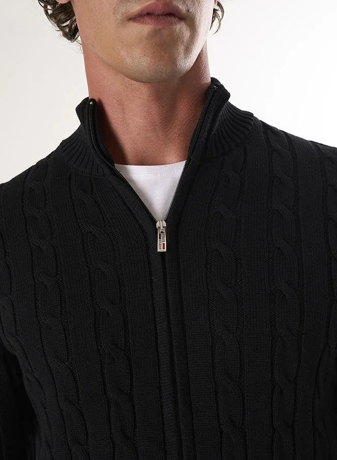 فيليكس هاردي Cable Knit Cardigan