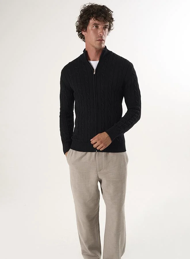 فيليكس هاردي Cable Knit Cardigan