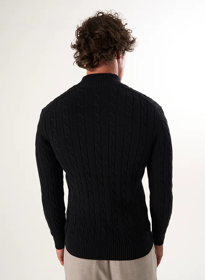 FELIX HARDY Cable Knit Cardigan