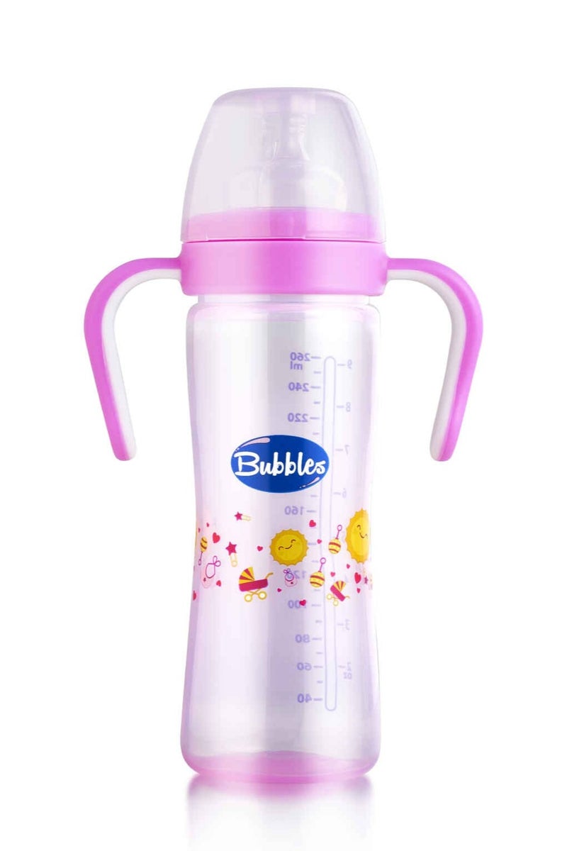 بابلز زجاجة بابلز كلاسيك بمقابض (بحامل) 270 مل (+6 أشهر) - Image 1