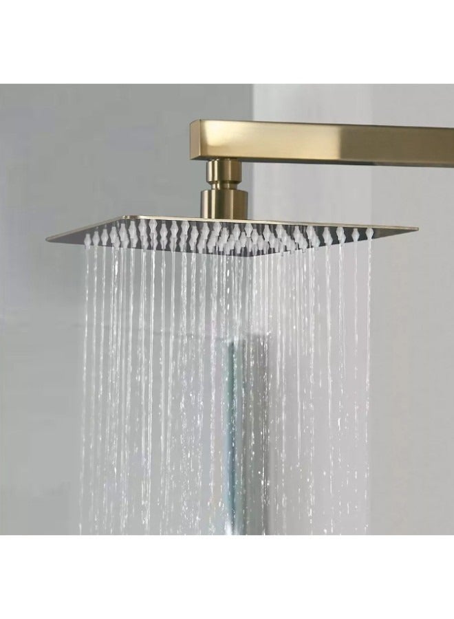 2 Functions Concealed Shower Faucet Factory Brushed Gold Color  - Image 3