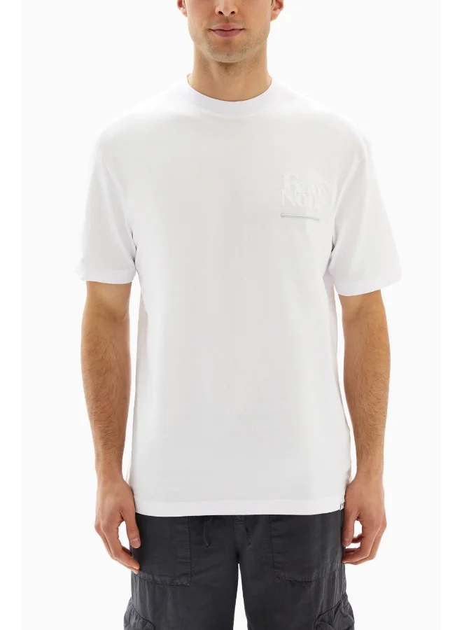 Wecre8 White "FEAR NONE" Printed T-shirt