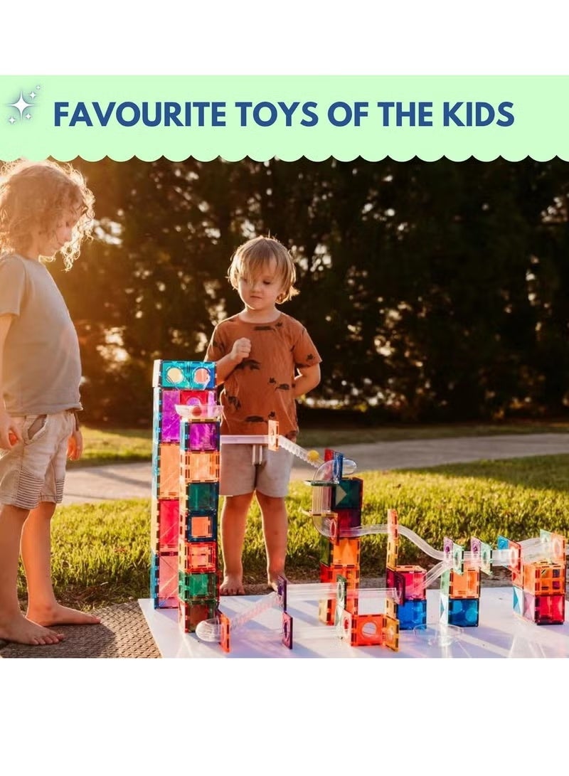 Magnetic Building Set for Kids - 42 Pieces Educational Magnetic Blocks - Image 5