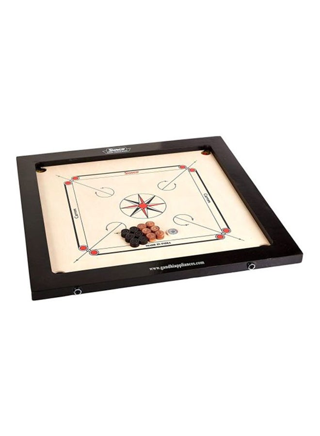 Surco Ellora Kids Size Wooden Carrom Board With 25 Coins, - Image 2