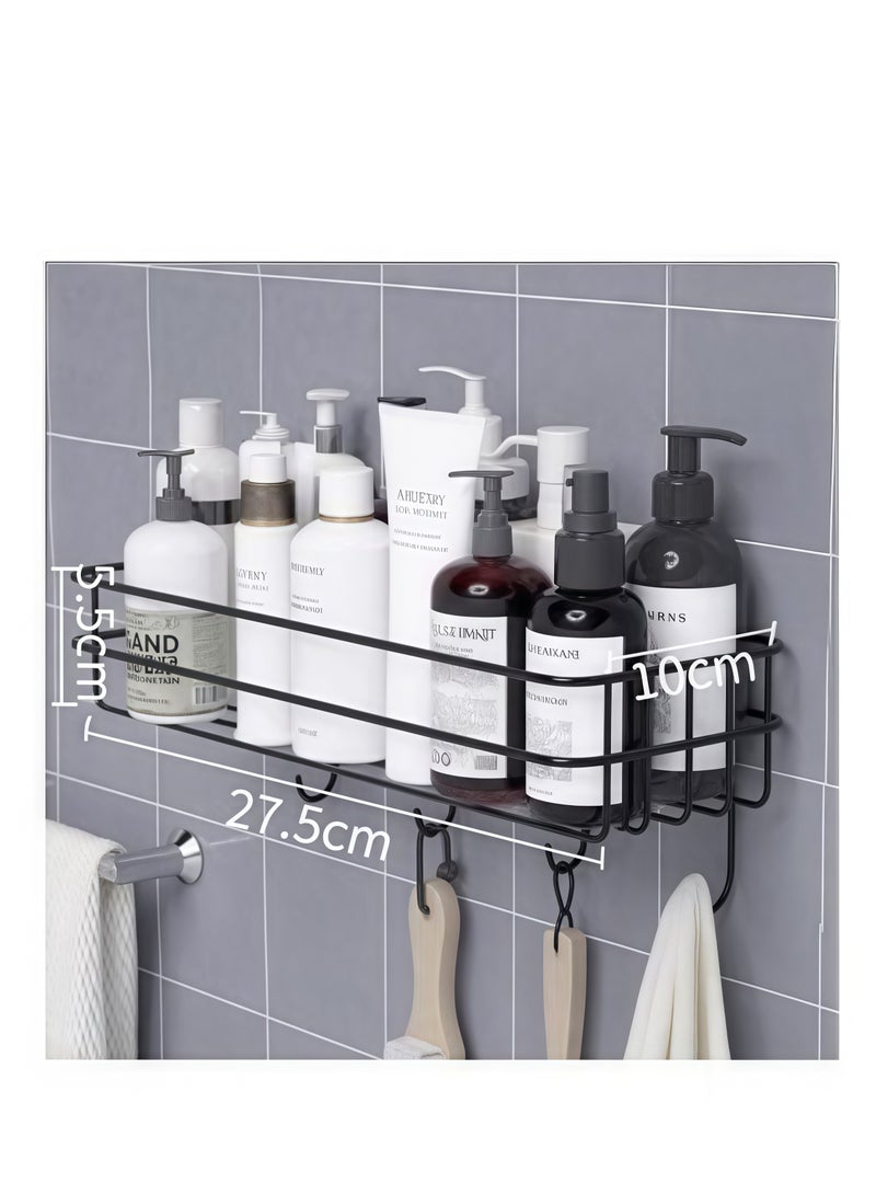 Bathroom Organizer Rack Black  - Image 2