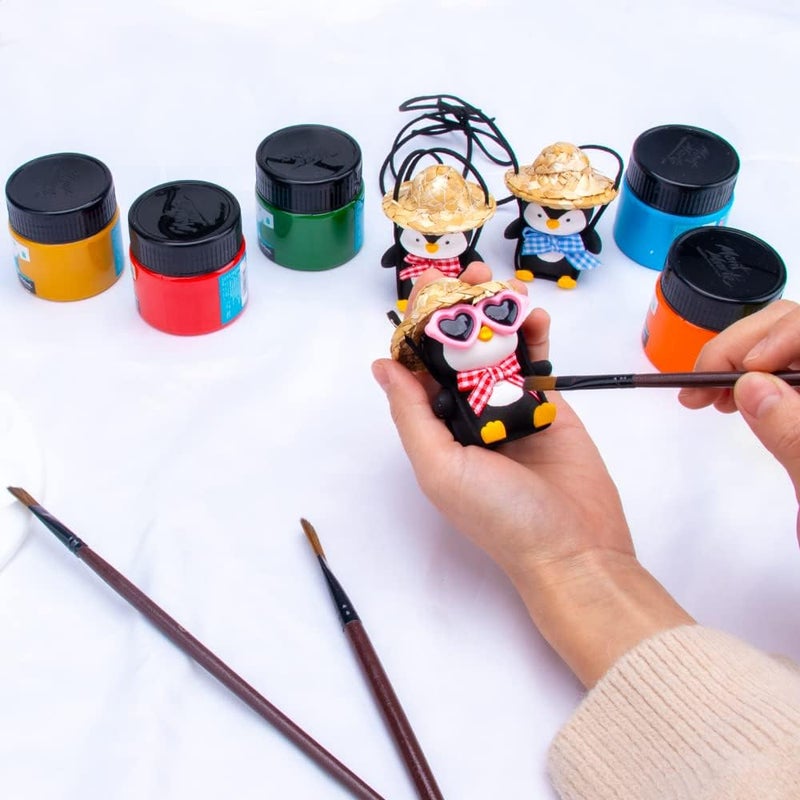 wonuu Cute Penguin Car Pendant with Glasses - Image 3