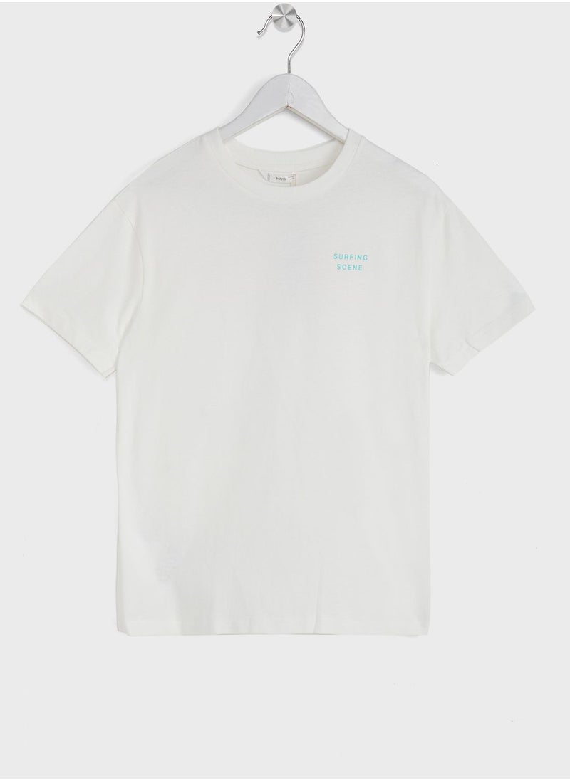 MANGO - Youth California Print T-Shirt - Image 1