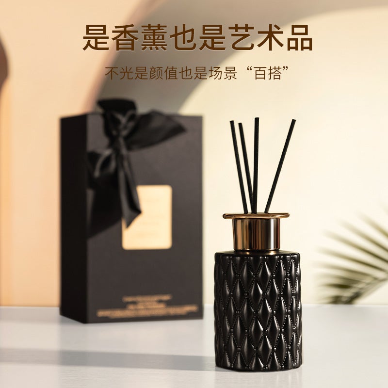Black Aromatherapy Set Souvenir Gift El Home Fragrance Rattan Fireless Aromatherapy Essential Oil Oe M Manufacturer - Image 4
