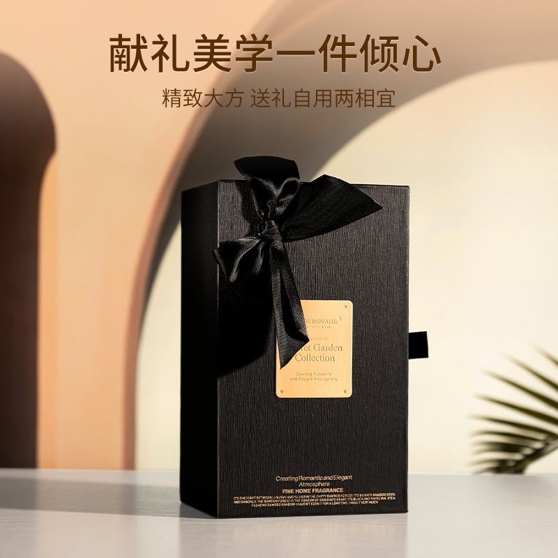 Black Aromatherapy Set Souvenir Gift El Home Fragrance Rattan Fireless Aromatherapy Essential Oil Oe M Manufacturer - Image 3