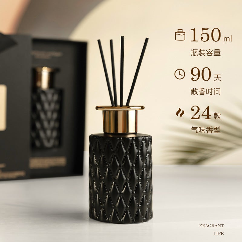 Black Aromatherapy Set Souvenir Gift El Home Fragrance Rattan Fireless Aromatherapy Essential Oil Oe M Manufacturer - Image 5