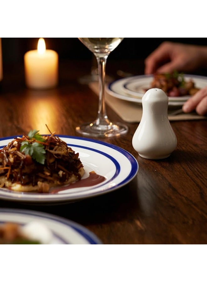 سنيكس رشاشة فلفل من البورسلين الأبيض (Sunnex Orion) - مقاس 8.5 سم | موزع توابل أنيق للمائدة | رشاشة متينة ومناسبة للاستخدام في المطاعم والمنازل - Image 2