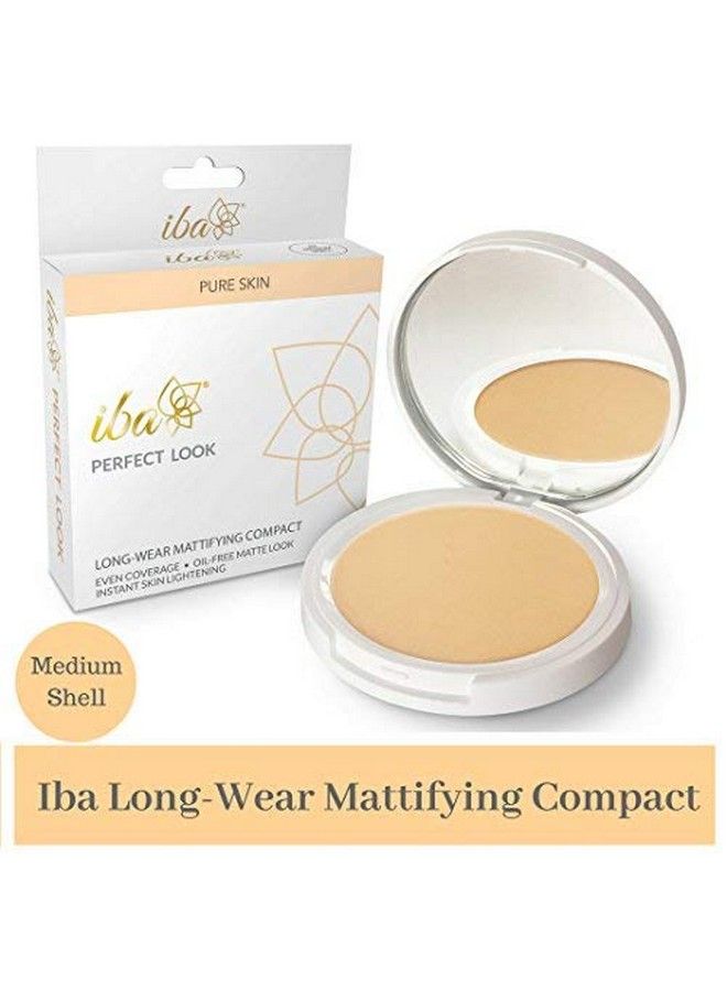 Iba Halal Care Perfect Look Long Wear Mattifying Compact 02 Medium Shell 9G And Iba Halal Care All Day Kohl Kajal Jet Black 0.35G - Image 3