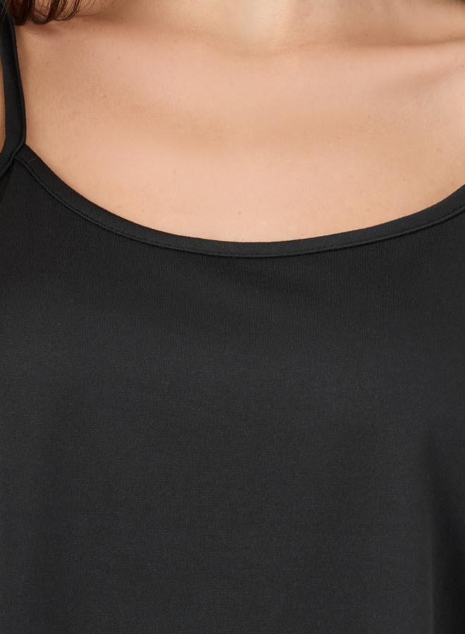 Styli Solid Strappy Top and Shorts Pyjama Set - Image 3