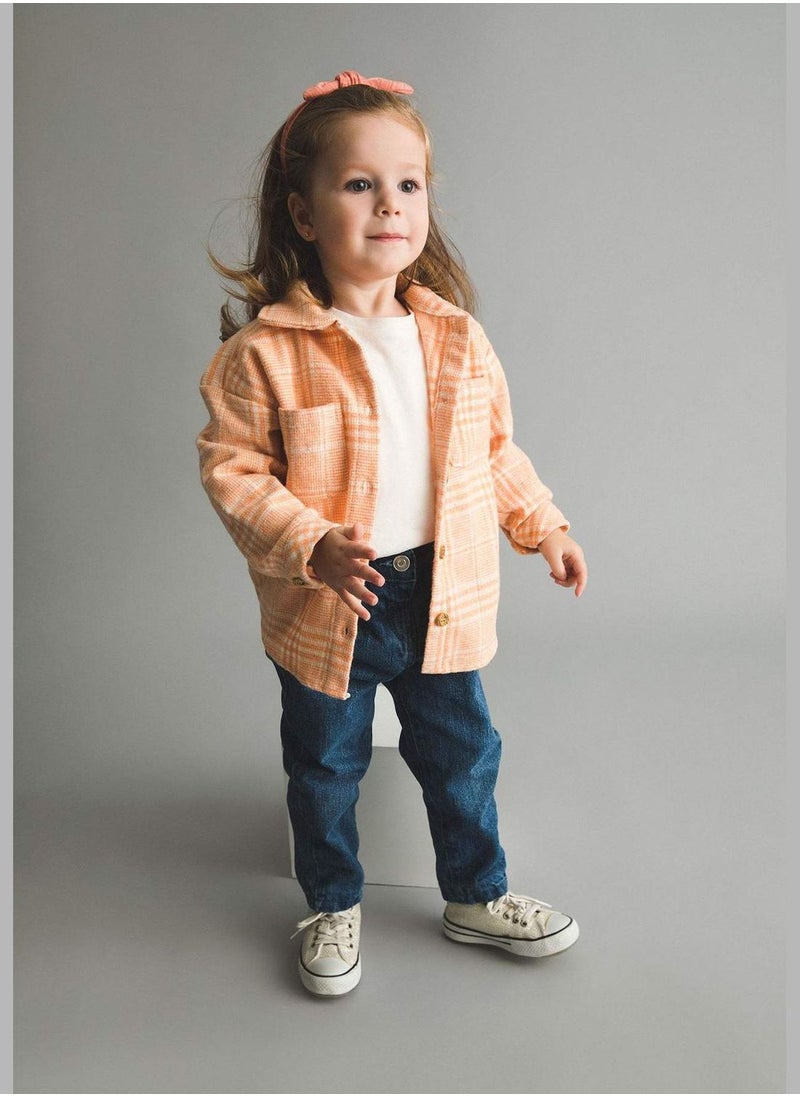 DeFacto BabyGirl Regular Fit Denim Trousers  - Image 2