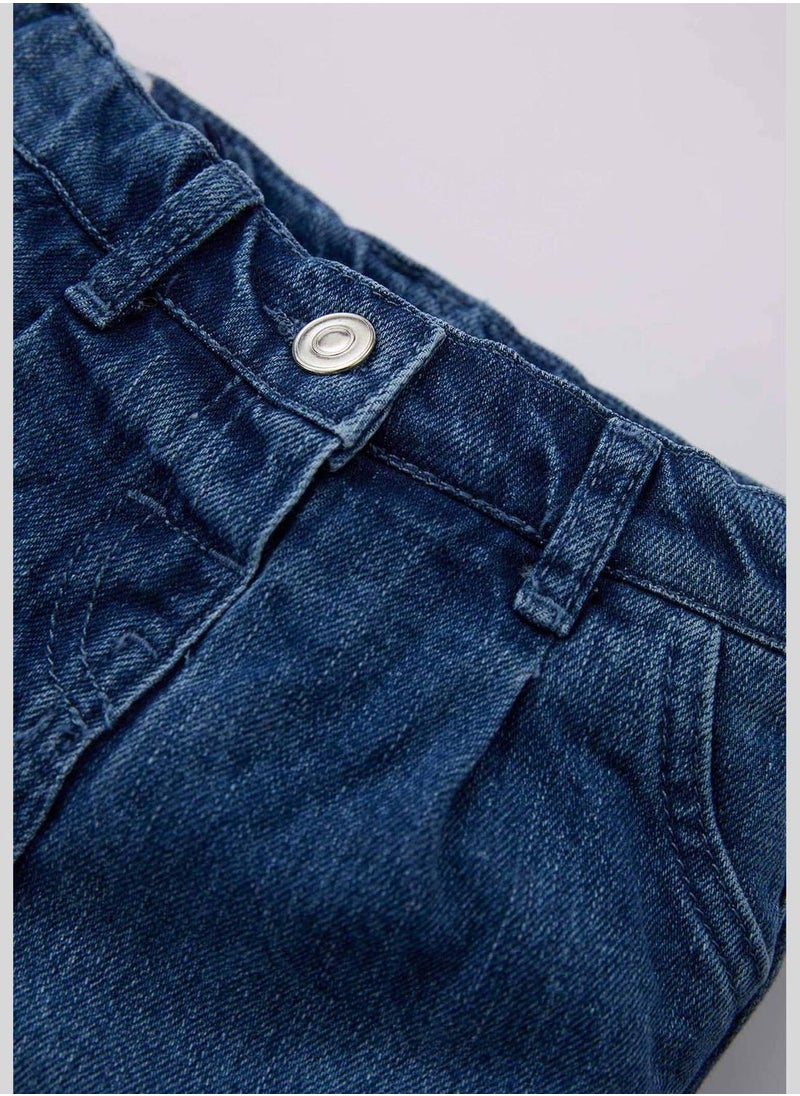 DeFacto BabyGirl Regular Fit Denim Trousers  - Image 5
