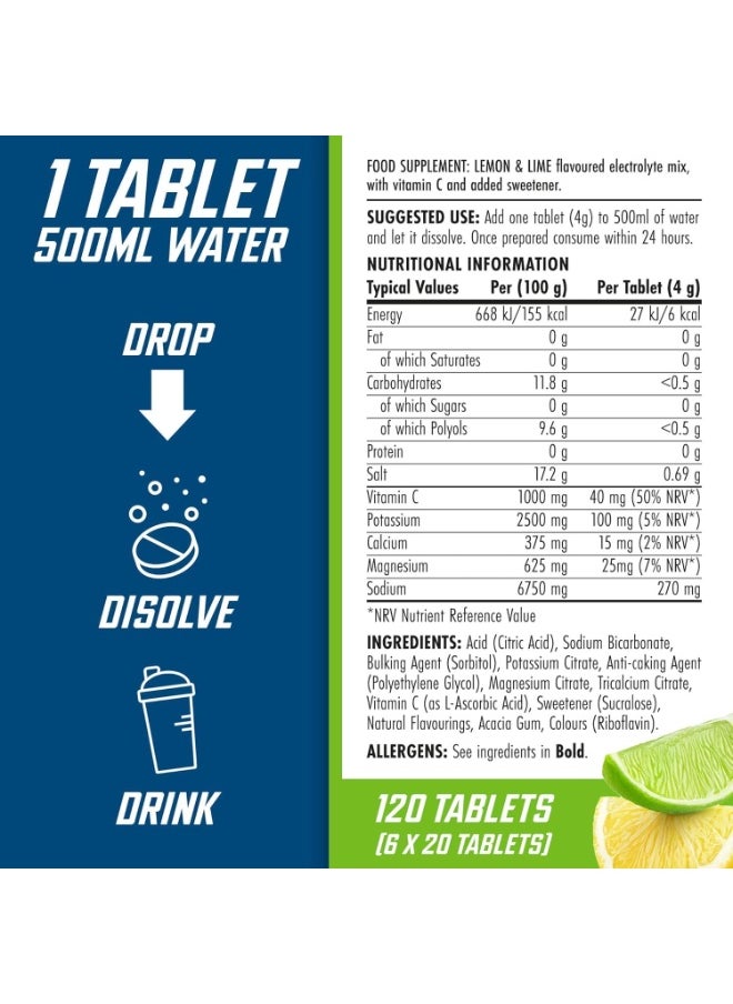 Applied Nutrition - Applied Nutrition Endurance Hydration Electrolyte, Lemon Lime, 20 Tablets - Image 1